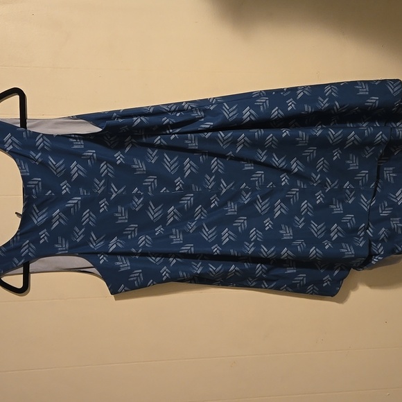 Toad&Co Teal with White Whirlwind Dress - Picture 4 of 5